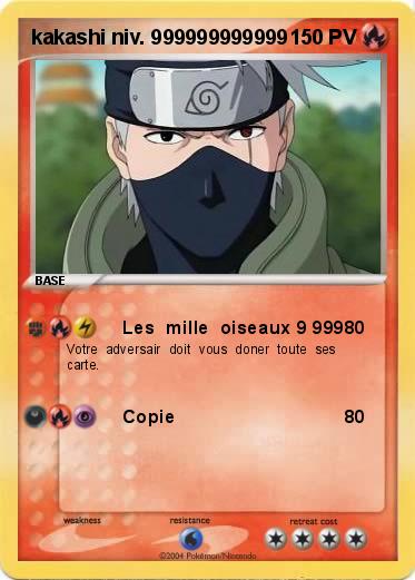 Pokemon kakashi niv. 999999999999