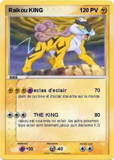 Pokemon Raikou KING 