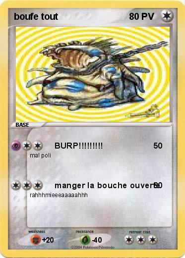 Pokemon boufe tout 