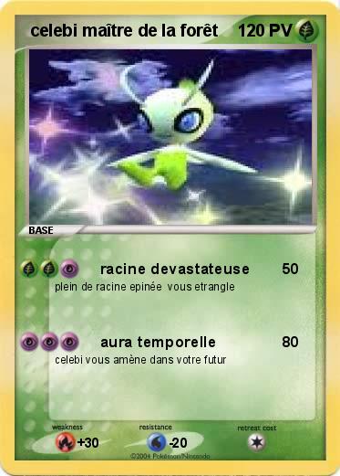 Pokemon  celebi maître de la forêt