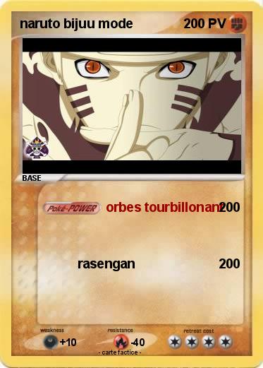 Pokemon naruto bijuu mode
