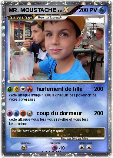 Pokemon MR. MOUSTACHE