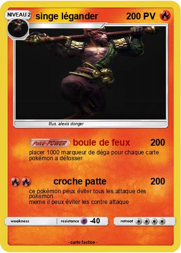 Pokemon singe légander