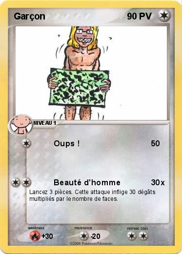 Pokemon Garçon