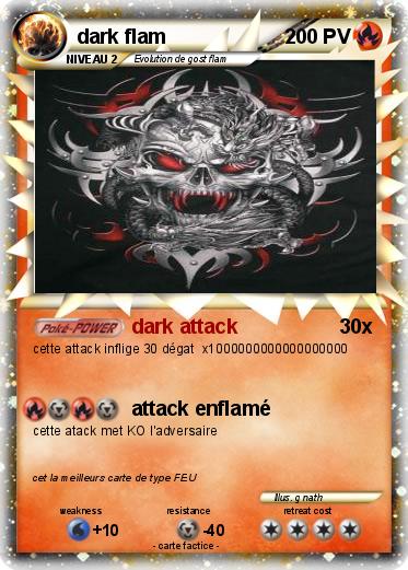 Pokemon dark flam