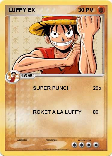 Pokemon LUFFY EX