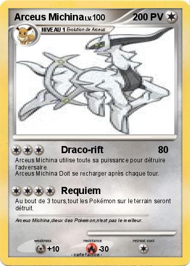 Pokemon Arceus Michina