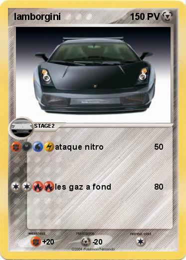 Pokemon lamborgini