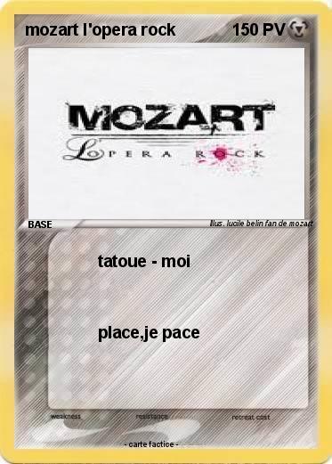 Pokemon mozart l'opera rock