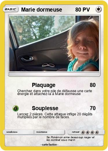 Pokemon Marie dormeuse