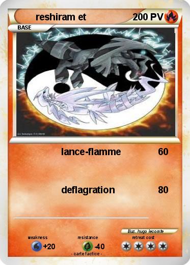Pokemon reshiram et
