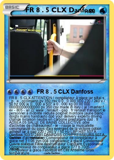 Pokemon FR 8 . 5 CLX Danfoss