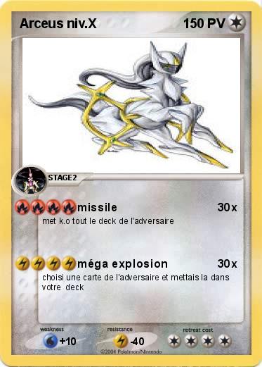 Pokemon Arceus niv.X