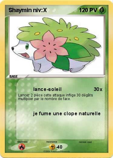 Pokemon Shaymin niv:X                                                      
