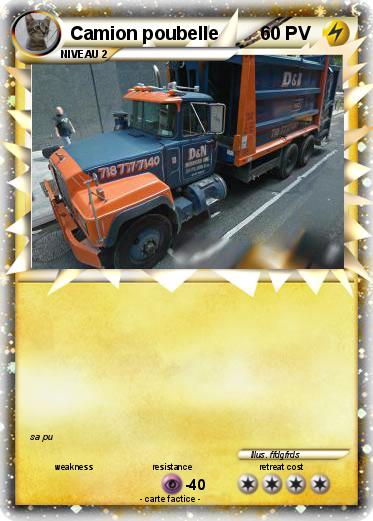 Pokemon Camion poubelle