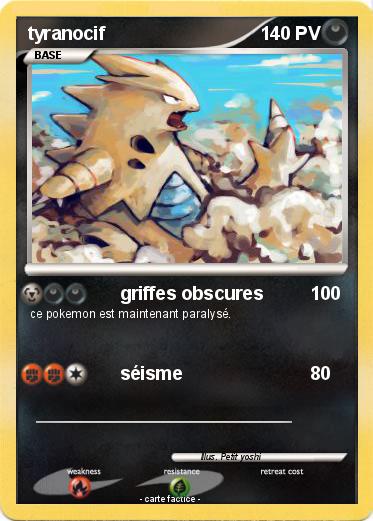 Pokemon tyranocif