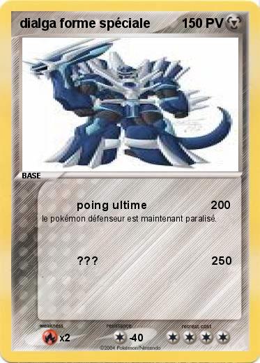 Pokemon dialga forme spéciale