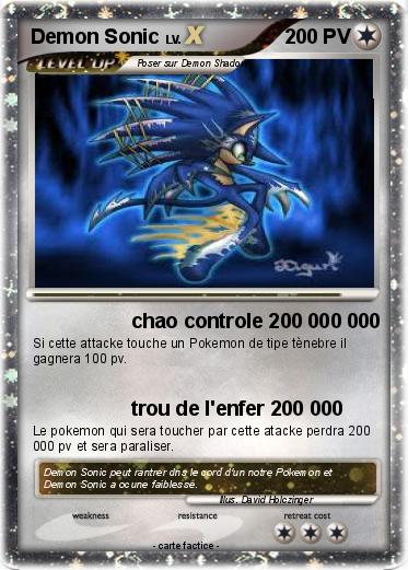 Pokemon Demon Sonic