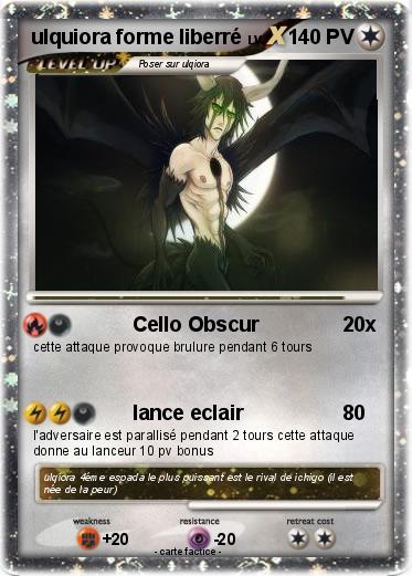 Pokemon ulquiora forme liberré