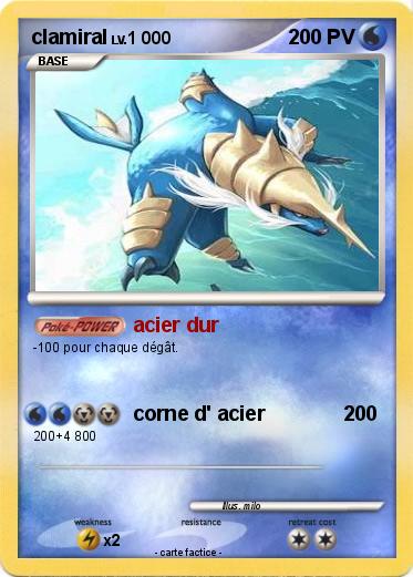 Pokemon clamiral