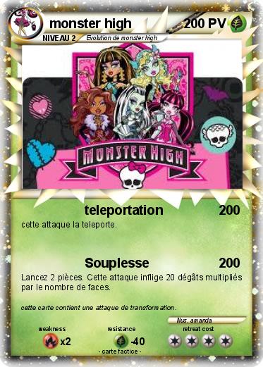 Pokemon monster high