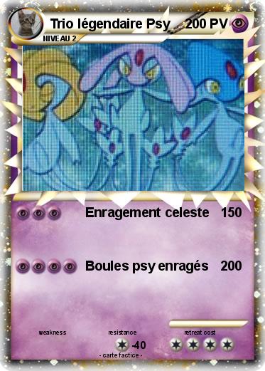 Pokemon Trio légendaire Psy