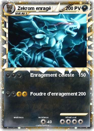 Pokemon Zekrom enragé