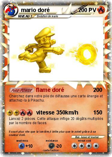 Pokemon mario doré
