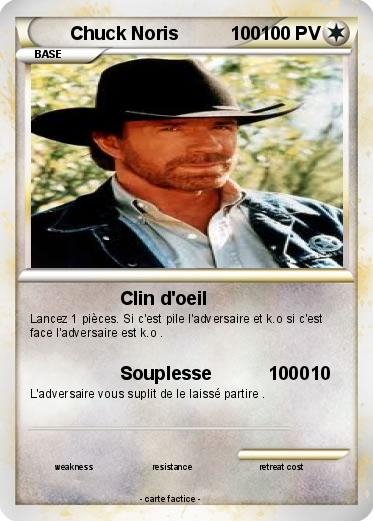 Pokemon Chuck Noris          100