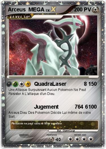Pokemon Arceus  MEGA