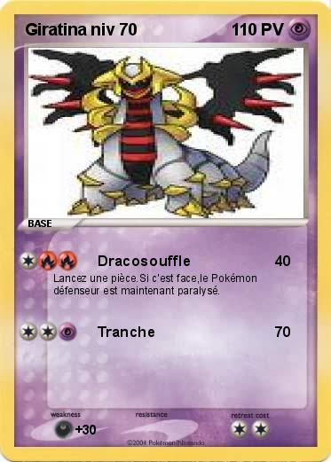 Pokemon Giratina niv 70