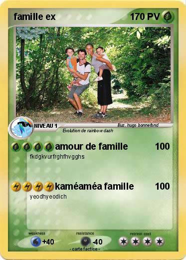 Pokemon famille ex