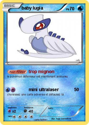 Pokemon baby lugia