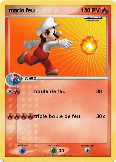 Pokemon mario feu