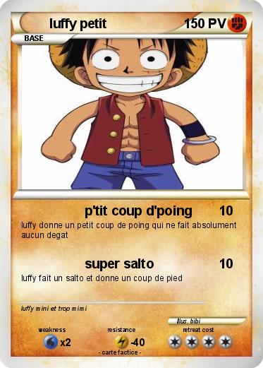 Pokemon luffy petit