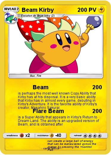 Pokemon Beam Kirby