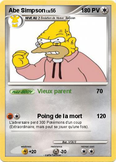 Pokemon Abe Simpson