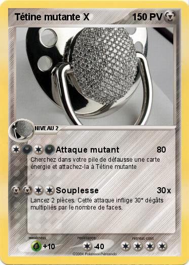 Pokemon Tétine mutante X