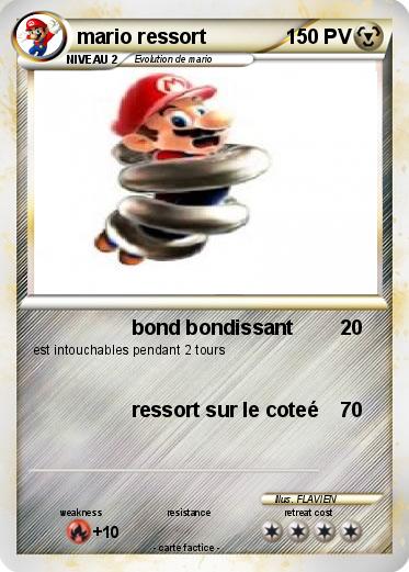 Pokemon mario ressort