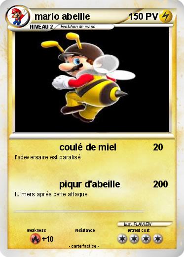 Pokemon mario abeille