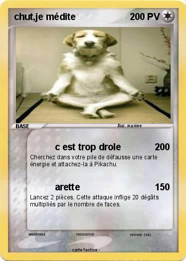 Pokemon chut,je médite