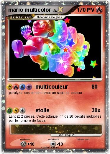 Pokemon mario multicolor