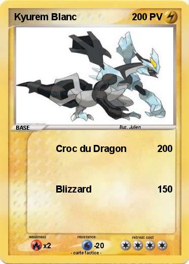 Pokemon Kyurem Blanc