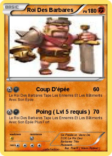 Pokemon Roi Des Barbares