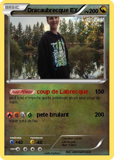Pokemon Dracaubrecque EX
