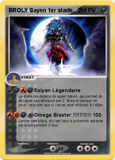Pokemon BROLY Sayen 1er stade   2