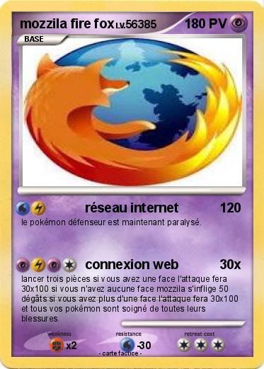 Pokemon mozzila fire fox