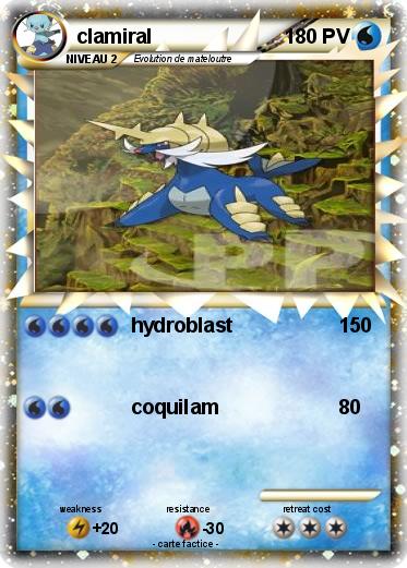 Pokemon clamiral