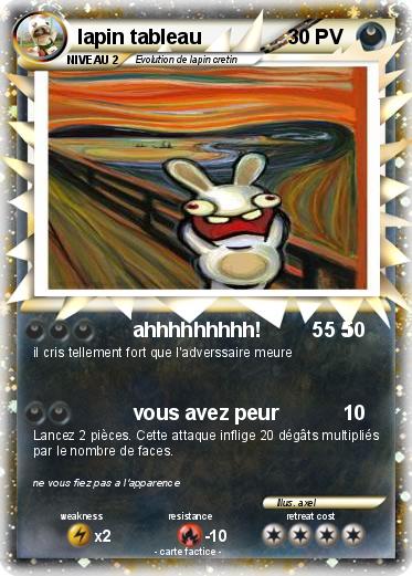 Pokemon lapin tableau
