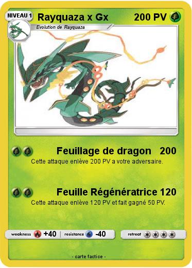 Pokemon Rayquaza x Gx